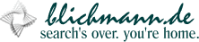 blichmann.de Logo Textual logo: `'blichmann.de - search's over. you're home." with glowing star